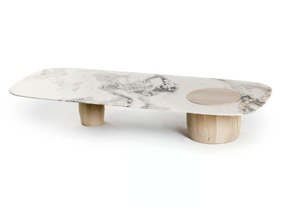JOSS - Rectangular low marble coffee table _ HESSENTIA | Cornelio Cappellini
