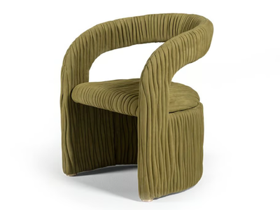 LEAF - Upholstered leather chair open back _ HESSENTIA | Cornelio Cappellini