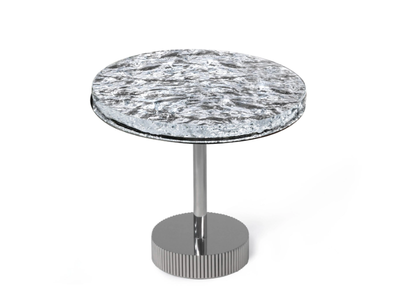 MILLER - Round glass high side table _ HESSENTIA | Cornelio Cappellini