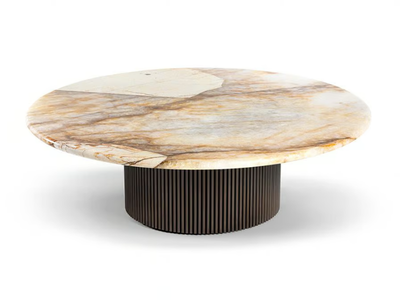 MILLER - Round marble coffee table for living room _ HESSENTIA | Cornelio Cappellini