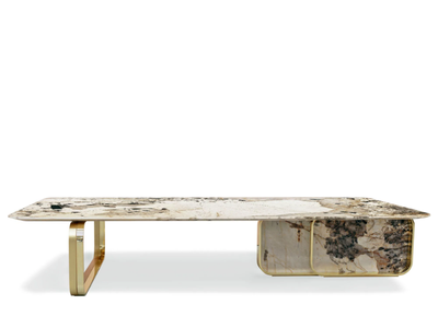 NOVA - Low rectangular marble coffee table _ HESSENTIA | Cornelio Cappellini