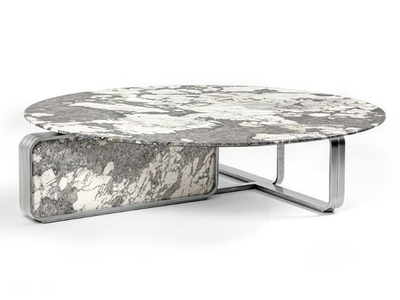 NOVA - Low round marble coffee table _ HESSENTIA | Cornelio Cappellini