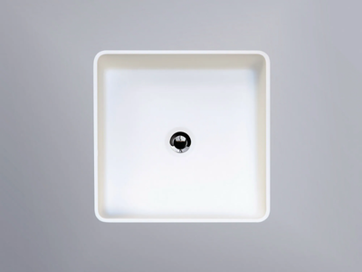 CB330S - Countertop square HIMACS washbasin _ HIMACS