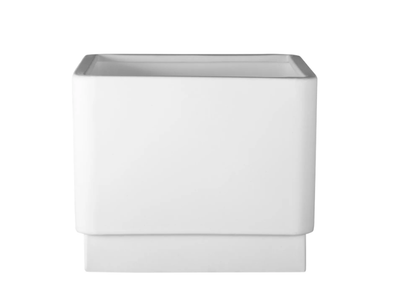BASIC - Square polyethylene plant pot with automatic watering _ Hobby Flower