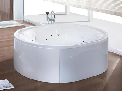 ERGO+ - Hydromassage oval freestanding acrylic bathtub _ Hoesch