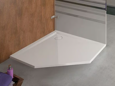 MUNA - Corner Solique shower tray _ Hoesch