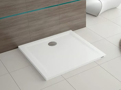 MUNA S - Flush fitting square Solique shower tray _ Hoesch