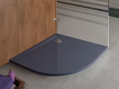 MUNA - Semicircular Solique shower tray _ Hoesch