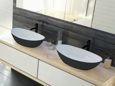 NAMUR - Oval countertop Solique washbasin _ Hoesch