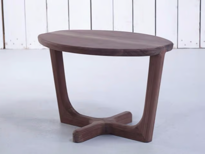ARMADA - Oval wooden coffee table _ HOOKL und STOOL