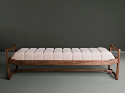 SCENA - Upholstered fabric bench _ HOOKL und STOOL