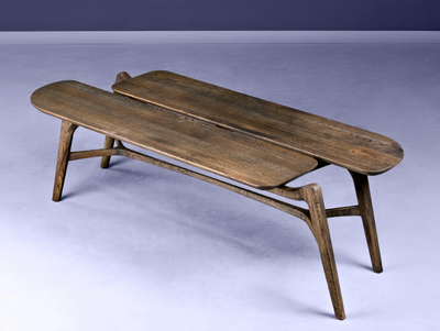 TISA - Rectangular solid wood coffee table _ HOOKL und STOOL