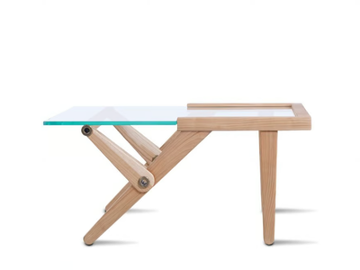 TY - Wood and glass coffee table _ HOOKL und STOOL