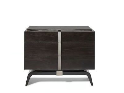 MATIGNON - Wooden bedside table with drawers _ HUGUES CHEVALIER