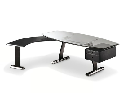 DOLMEN - L-shaped wooden executive desk _ i 4 Mariani