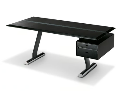 DOLMEN - Wooden executive desk with drawers _ i 4 Mariani