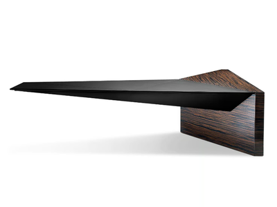 EUCLIDEO - L-shaped wood and leather executive desk _ i 4 Mariani