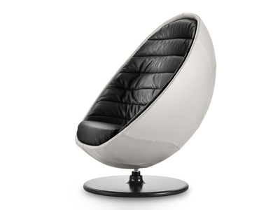 PLANET - Swivel leather armchair high-back _ i 4 Mariani