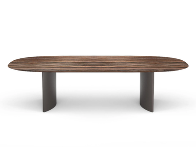 SIENA - Oval wooden meeting table _ i 4 Mariani