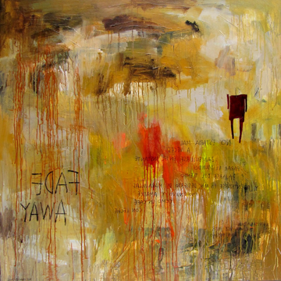 FADE AWAY - Acrylic on canvas _ ICI ET LÀ