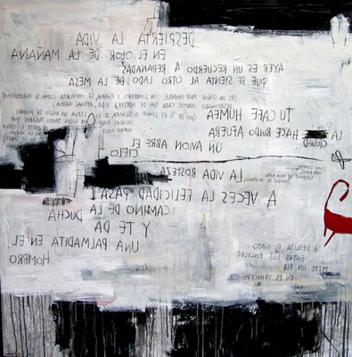 GATO ROJO - Acrylic on canvas _ ICI ET LÀ