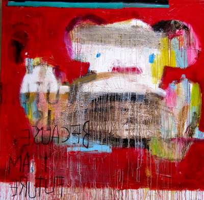 I AM FUTURE - Acrylic on canvas _ ICI ET LÀ