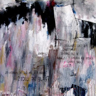 JOSÉ TOMÁS - Acrylic on canvas _ ICI ET LÀ