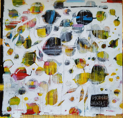 LEMON - Acrylic on canvas _ ICI ET LÀ
