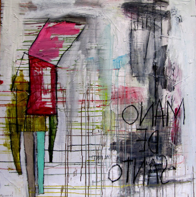 MANO DE SANTO - Acrylic on canvas _ ICI ET LÀ