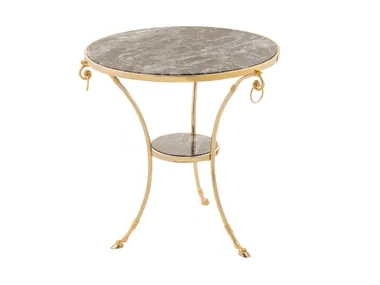 LUXURY FOUNDRY MYTHO 621 - Round marble top coffee table _ Il Bronzetto
