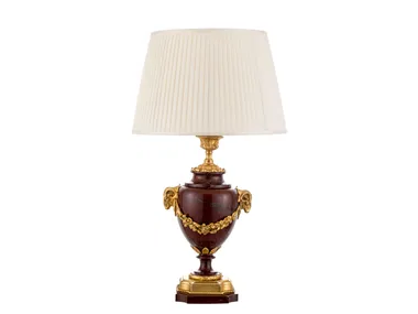 LUXURY FOUNDRY MYTHO 633 - Marble and fabric table lamp _ Il Bronzetto