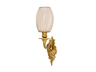 LUXURY FOUNDRY PALMIRA 700 - Brass and fabric wall lamp _ Il Bronzetto