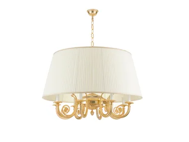 LUXURY FOUNDRY REGGIA 883 - Fabric pendant lamp _ Il Bronzetto