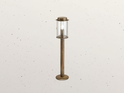 LOGGIA 264.10 - LED brass bollard light _ Il Fanale