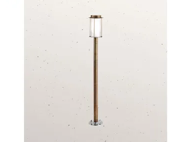 LOGGIA 264.11 - LED brass bollard light _ Il Fanale