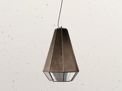 MASSIRA - Brass pendant lamp _ Il Fanale
