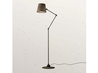 REPORTER 271.08 - Metal floor lamp with swing arm _ Il Fanale