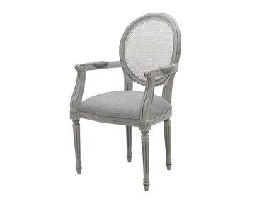 MOZAIC - Solid wood chair with armrests _ Il Giardino di Legno