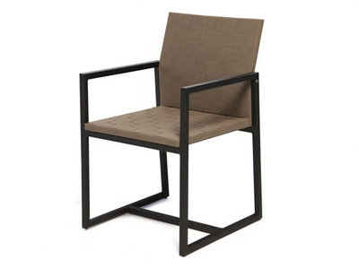 OTTO - Sled base garden chair with armrests _ Il Giardino di Legno