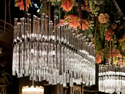 2054RETT-L250 - LED Murano glass pendant lamp _ Il Paralume Marina