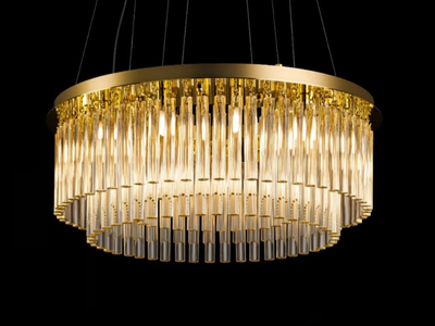 2255/P TONDINI - Handmade Murano glass pendant lamp _ Il Paralume Marina