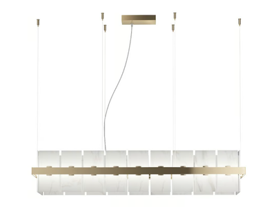 2291RETT - LED Carrara marble pendant lamp _ Il Paralume Marina