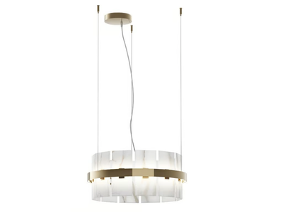 2292 - LED Carrara marble pendant lamp _ Il Paralume Marina