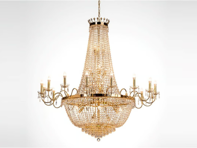 2318 - LED crystal chandelier _ Il Paralume Marina