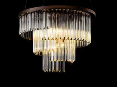 2319 - Handmade Murano glass pendant lamp _ Il Paralume Marina