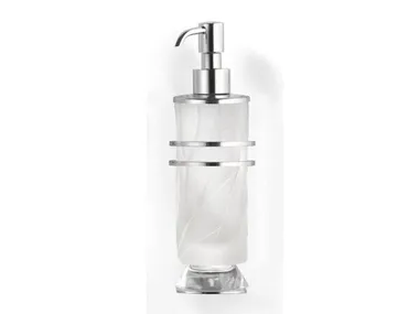 BA822 - Wall-mounted crystal Bathroom soap dispenser _ Il Paralume Marina