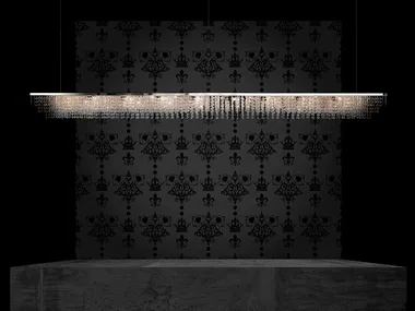 SKY CYCLES LINE H12 - Metal pendant lamp with crystals _ ILFARI