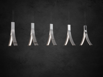 STREAM H5 - LED metal pendant lamp _ ILFARI