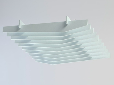 EDGE - Recycled plastic acoustic baffles _ IMPACT ACOUSTIC®