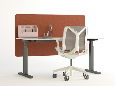INFRA - Sound absorbing recycled plastic desktop partition _ IMPACT ACOUSTIC®